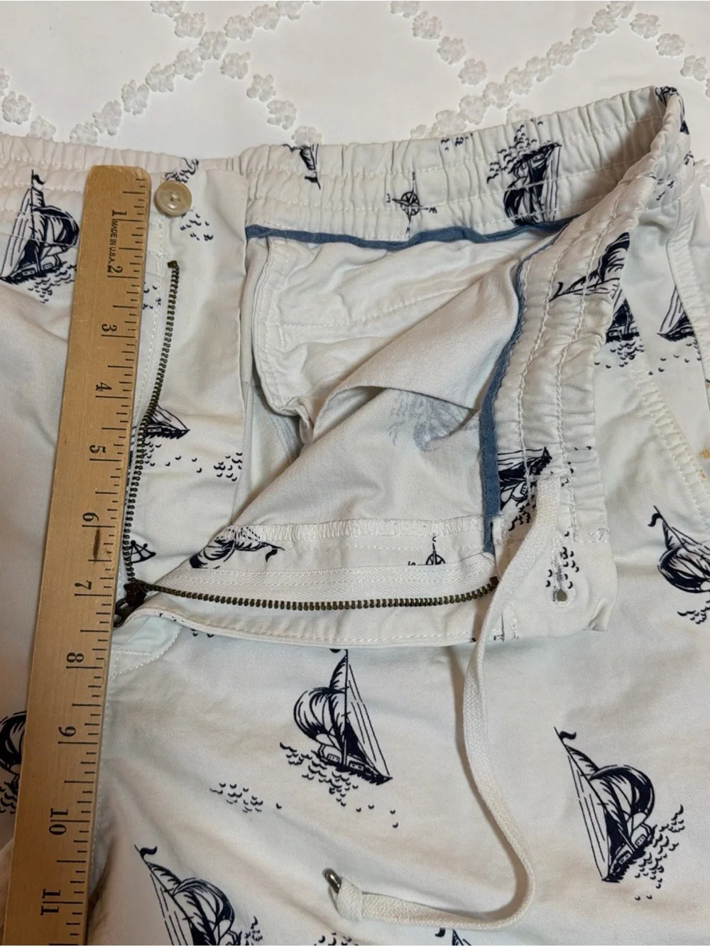 Polo Ralph Lauren holes sailboat see
